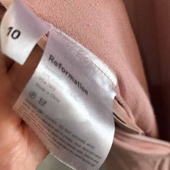 *SOLD* Reformation Verbena Dress in Blush - Picture 11 of 12
